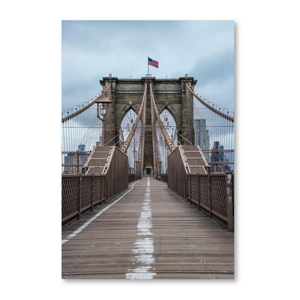 Kent Edwards Brooklyn Bridge Gallery-Wrapped Canvas