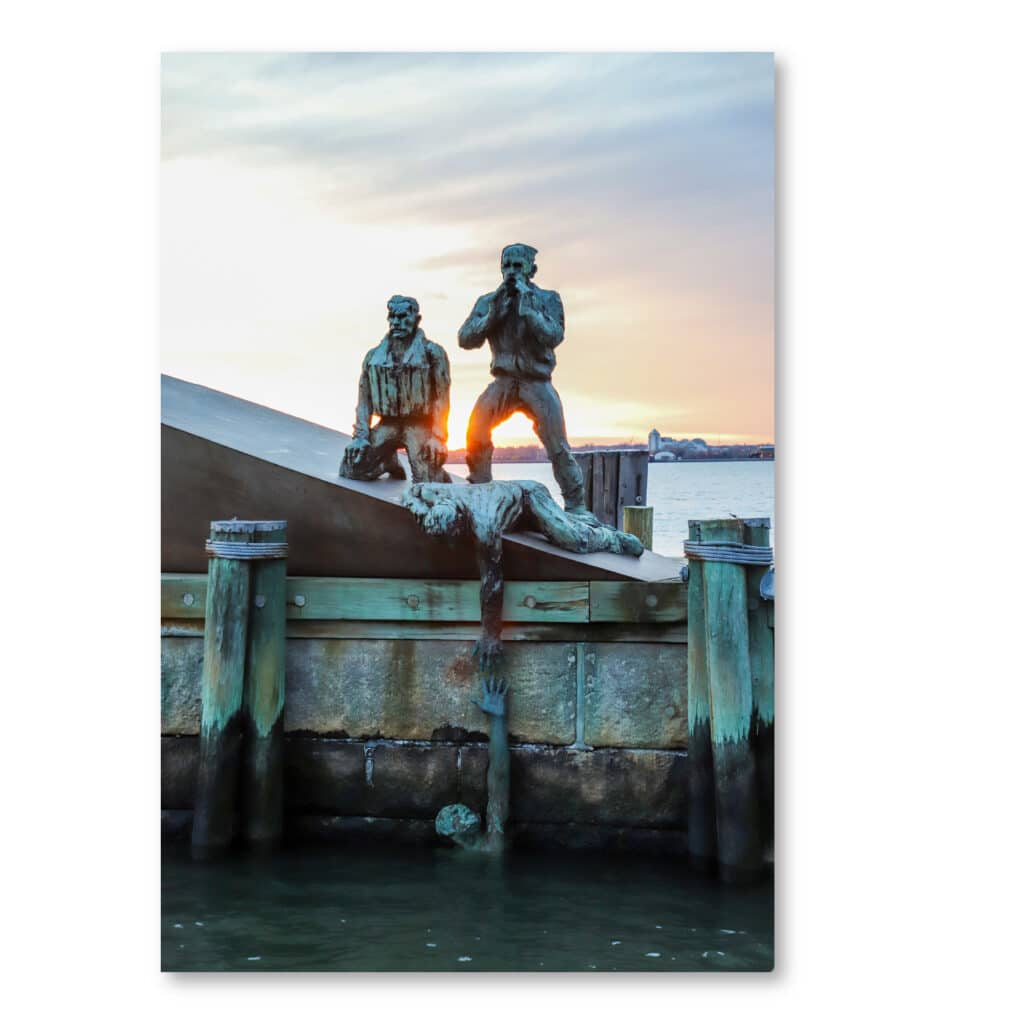 Kent Edwards Merchant Mariners Memorial NYC Gallery-Wrapped Canvas