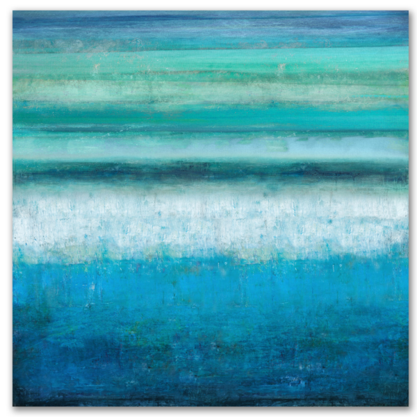 Aqua Tranquility Square 24"x24" Indoor/Outdoor Table - Image 4