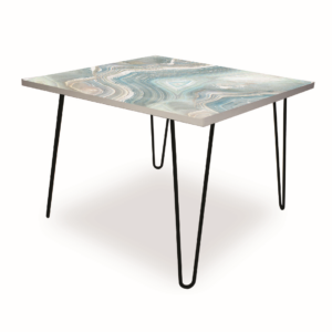 Blue Stone Wash Square 24x24" Indoor/Outdoor Table