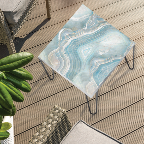 Blue Stone Wash Square 24x24" Indoor/Outdoor Table - Image 3