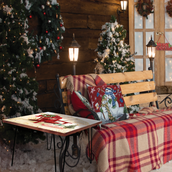 Christmas Coast II 24x24" Square Indoor/Outdoor Table - Image 3