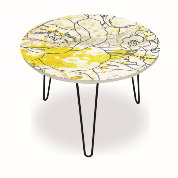 Splash of Color Round 24"x24" Indoor/Outdoor Table - Image 5