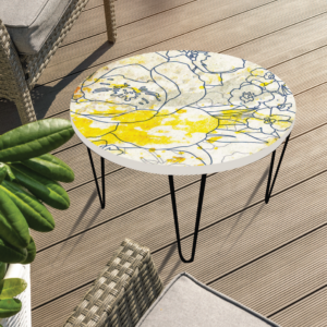 Splash of Color Round 24"x24" Indoor/Outdoor Table