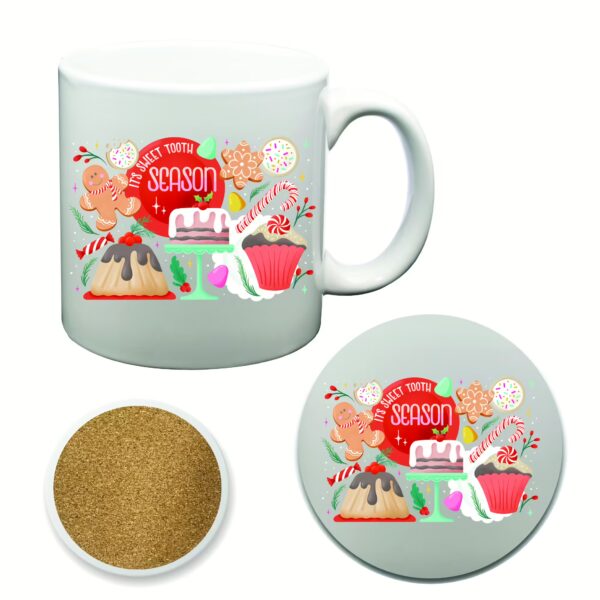 Lets Get Merry I 20 oz Big Mug & Coaster Set