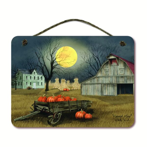 Harvest Moon 12x16 Hanging Artboard with Twine