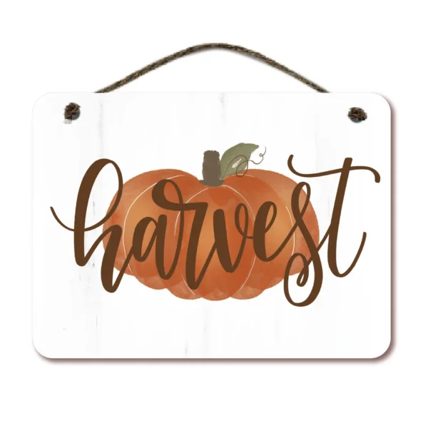 Pumpkin Harvest 12x16 Hanging Artboard with Twine