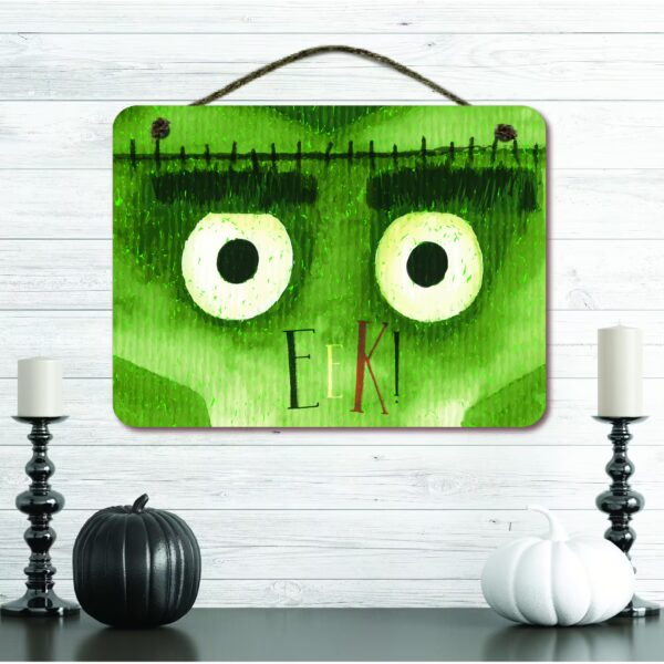 Traditional Halloween I 12x16 Hanging Artboard with Twine - Image 2