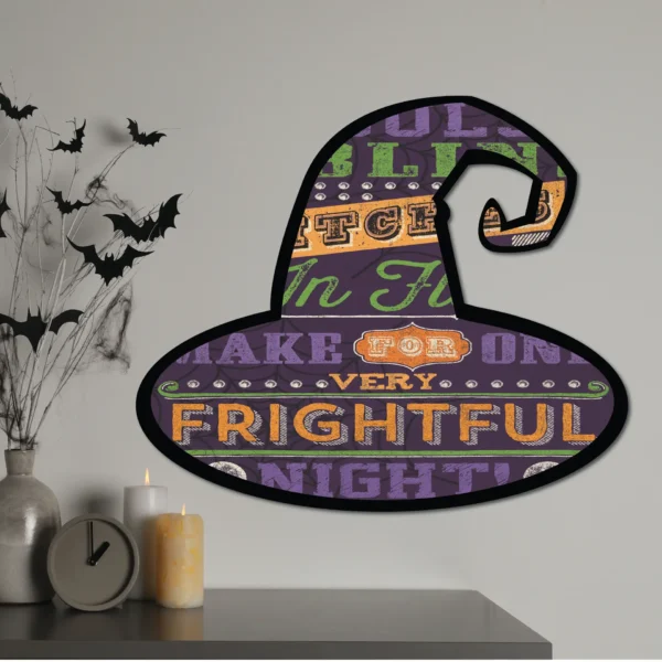 Halloween Talk I 15x15 Witches Hat Artboard - Image 2