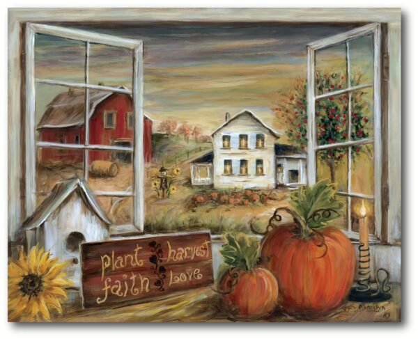 Plant Faith, Harvest Love Gallery-Wrapped Canvas - Image 2