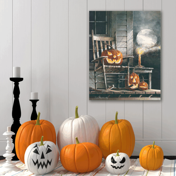 Jack the Night Watchman Gallery-Wrapped Canvas