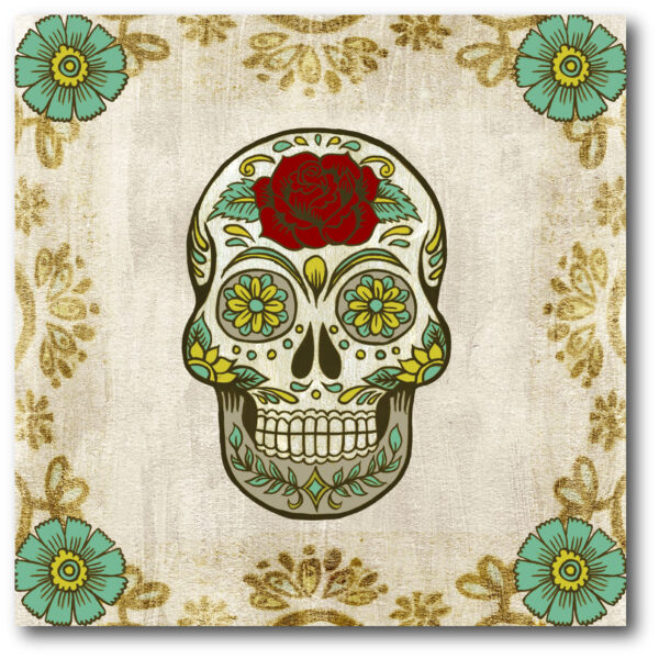 Day of the Dead III Gallery-Wrapped Canvas - Image 2