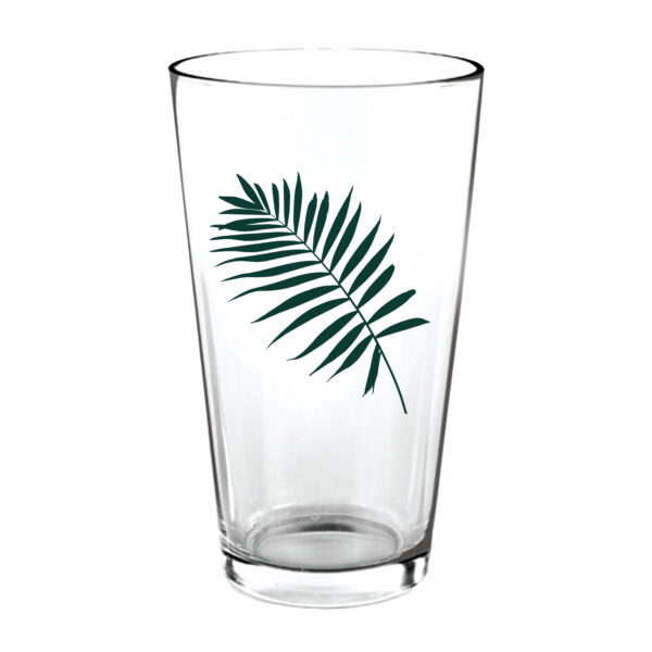 Jeweled Fronds Glassware Collection ~16oz Glass - Set of 4 - Image 4