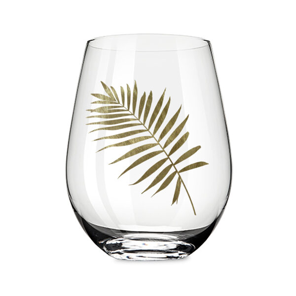 Jeweled Fronds Collection ~ Glassware and Soy Candle 9 Piece Set - Image 2