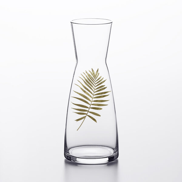 Jeweled Fronds Collection ~ Glassware and Soy Candle 9 Piece Set - Image 4