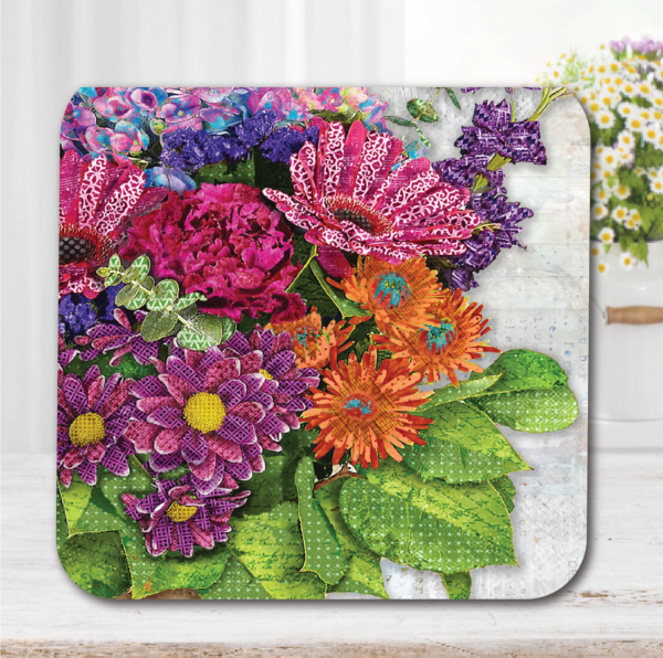 Jennifer Lambein 🌸 A Brightful Bunch ~ Wildflower Meadow 20oz Soy Wax Candle & Artboard Lid Set - Image 2