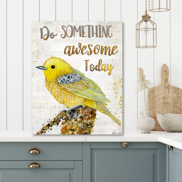 Jennifer Lambein ~ Do Something Awesome Gallery-Wrapped Canvas - Image 3