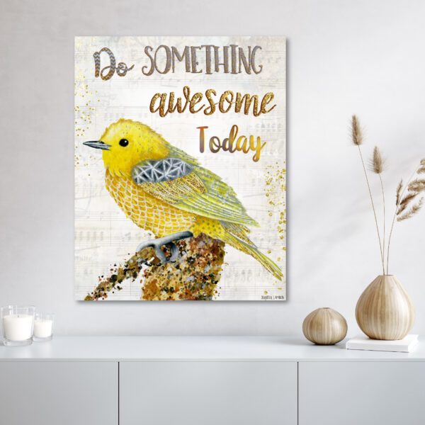 Jennifer Lambein ~ Do Something Awesome Gallery-Wrapped Canvas