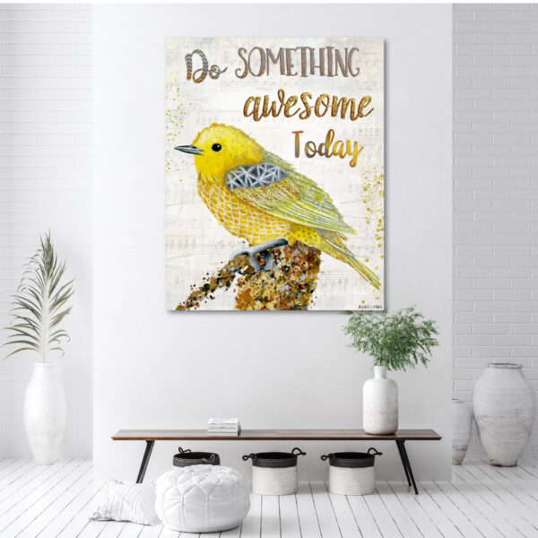 Jennifer Lambein ~ Do Something Awesome Gallery-Wrapped Canvas - Image 4