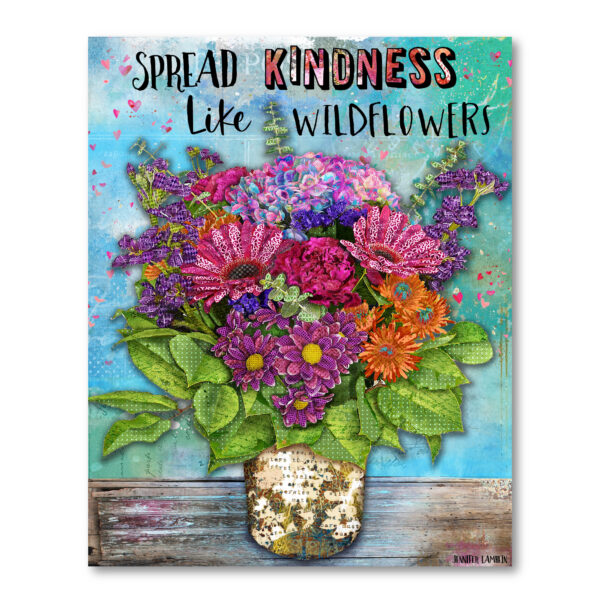 Jennifer Lambein ~ Spread Kindness Gallery-Wrapped Canvas - Image 2