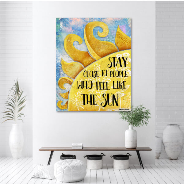 Jennifer Lambein ~ Stay Close Like The Sun Gallery-Wrapped Canvas