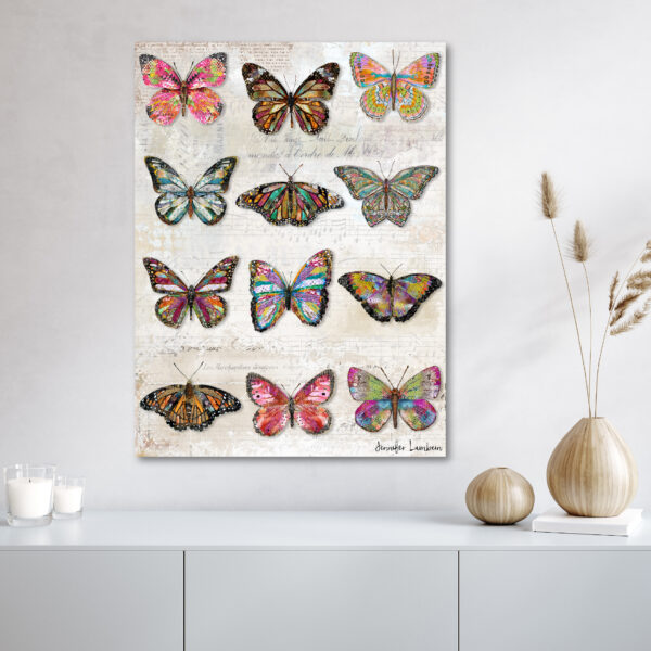 Jennifer Lambein ~ Butterfly Love 12 Pattern Gallery-Wrapped Canvas - Image 3