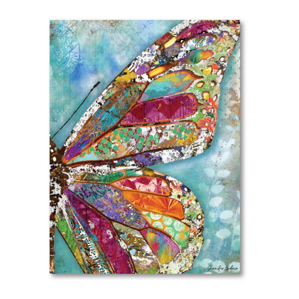 Jennifer Lambein ~ Woodland Summer Butterfly Wing Gallery-Wrapped Canvas - Image 2