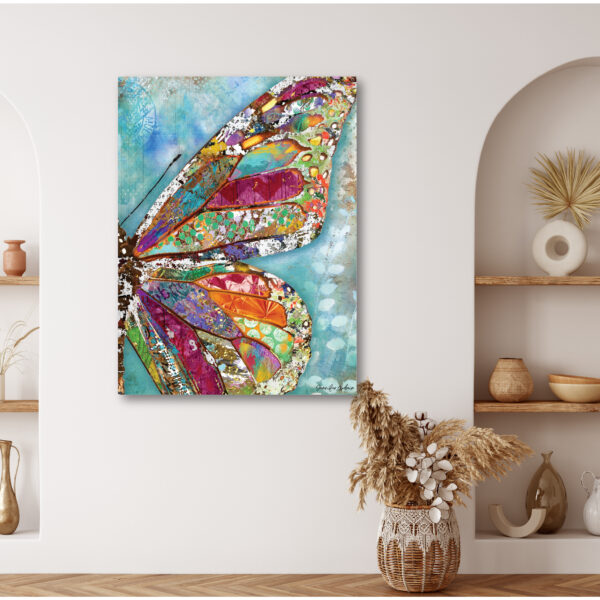 Jennifer Lambein ~ Woodland Summer Butterfly Wing Gallery-Wrapped Canvas - Image 4