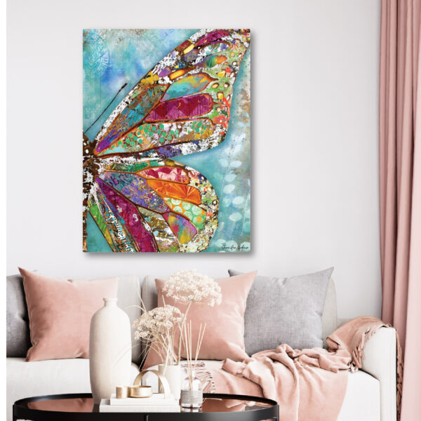 Jennifer Lambein ~ Woodland Summer Butterfly Wing Gallery-Wrapped Canvas