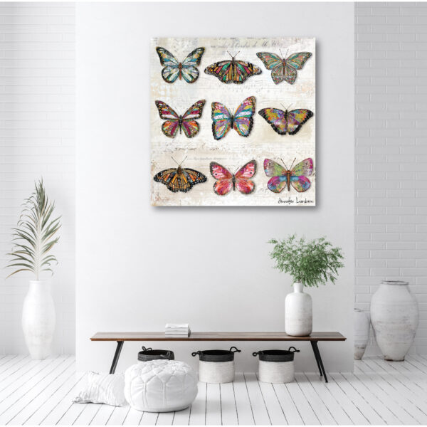 Jennifer Lambein ~ Butterfly Love 9 Pattern Gallery-Wrapped Canvas - Image 4