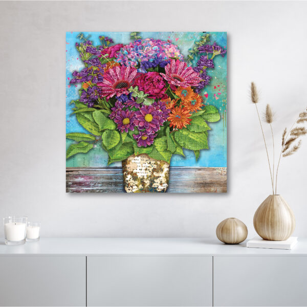 Jennifer Lambein ~ Bursting Bouquet Gallery-Wrapped Canvas