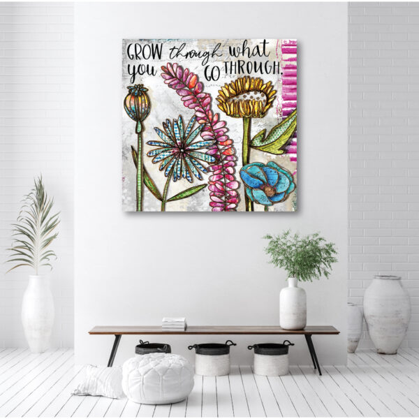 Jennifer Lambein ~ Grow Through Wildflowers Gallery-Wrapped Canvas - Image 4