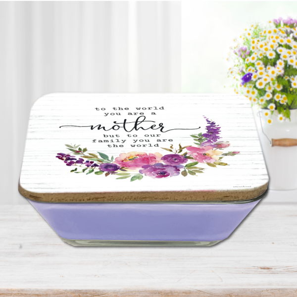 Carolina Cozy Pick 🐝🌺~Mothers Hearts Forever ~ Baked Blueberry Pie 20oz Soy Wax Candle & Artboard Lid Set - Image 2