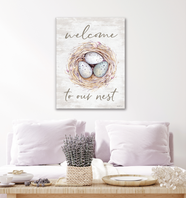 Carolina Cozy Pick 🐝🌺 ~  Welcome to Our Nest Gallery-Wrapped Canvas - Image 4