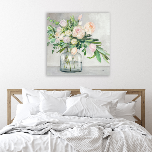 Carolina Cozy Pick 🐝🌺 ~  Rose Elegance Gallery-Wrapped Canvas - Image 4