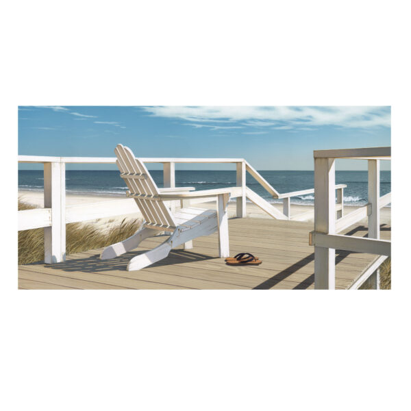 Daniel Pollera ~ Sunset Deck 96"x45" Gallery Art Textile Wall Mural - Image 2