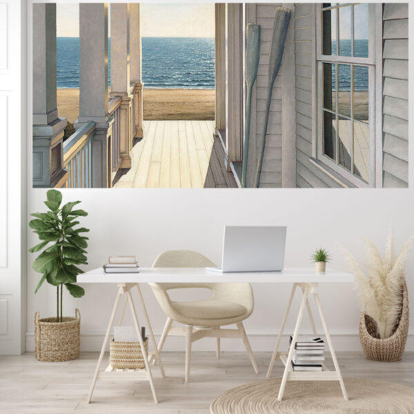 Daniel Pollera ~ Sunset Cannon Beach 96"x45" Gallery Art Textile Wall Mural