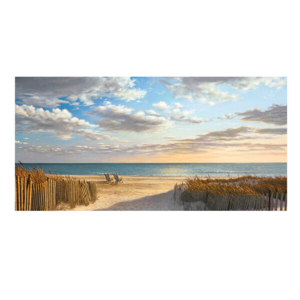 Daniel Pollera ~ Sunset Beach 96"x45" Gallery Art Textile Wall Mural - Image 2