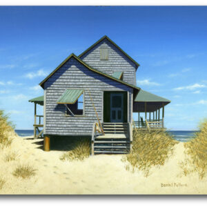 Daniel Pollera Ocean Bungalow Wrapped Canvas Gallery-Wrapped Canvas