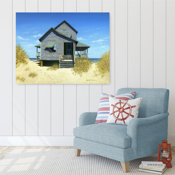 Daniel Pollera Ocean Bungalow Wrapped Canvas Gallery-Wrapped Canvas - Image 2