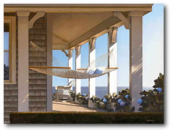 Daniel Pollera Seaside Hammock Wrapped Canvas Gallery-Wrapped Canvas