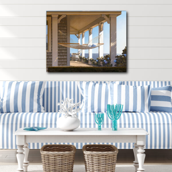 Daniel Pollera Seaside Hammock Wrapped Canvas Gallery-Wrapped Canvas - Image 2