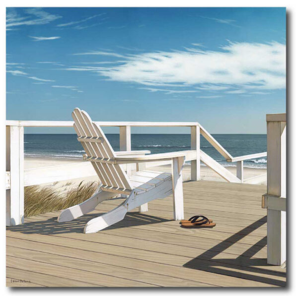 Daniel Pollera Sunset Deck Gallery-Wrapped Canvas