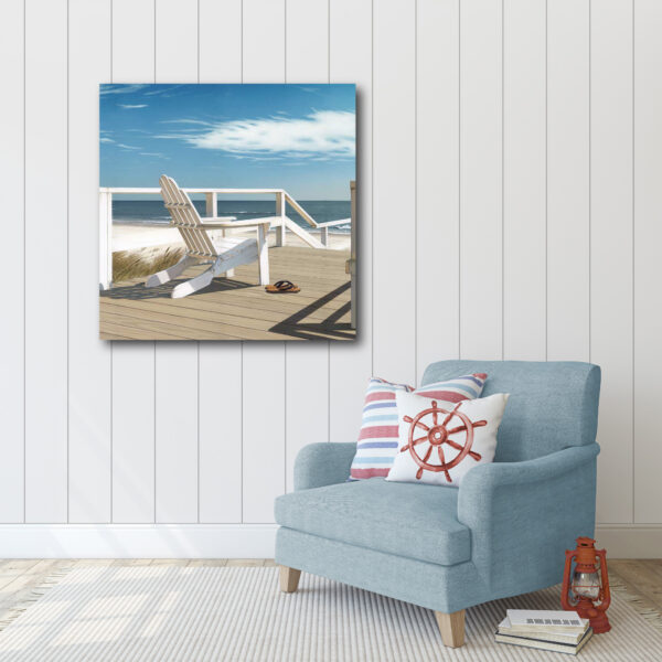 Daniel Pollera Sunset Deck Gallery-Wrapped Canvas - Image 2
