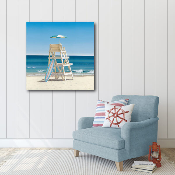 Daniel Pollera Lifeguard Stand Gallery-Wrapped Canvas - Image 2