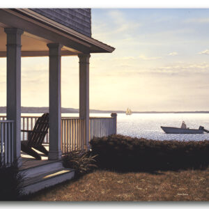 Daniel Pollera Hamlet Eastern Inlet Gallery-Wrapped Canvas