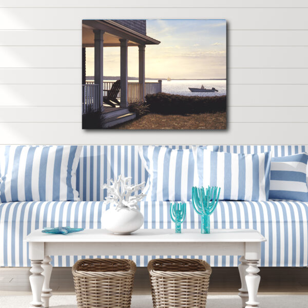 Daniel Pollera Hamlet Eastern Inlet Gallery-Wrapped Canvas - Image 2