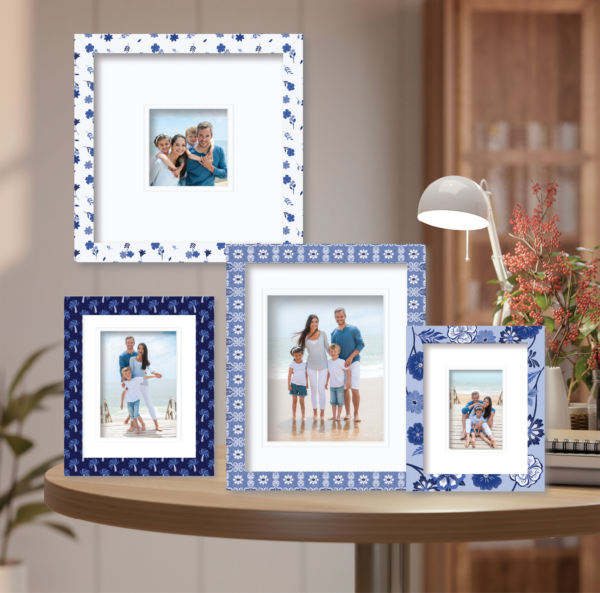 ColorBloom Moments™ Blue Dream Collection 4 Piece Set ~ 14x14", 13x16" & 10x12" Easel Back/Wall Frames - Image 3