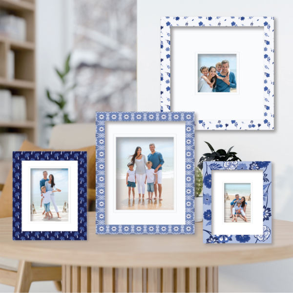 ColorBloom Moments™ Blue Dream Collection 4 Piece Set ~ 14x14", 13x16" & 10x12" Easel Back/Wall Frames - Image 4