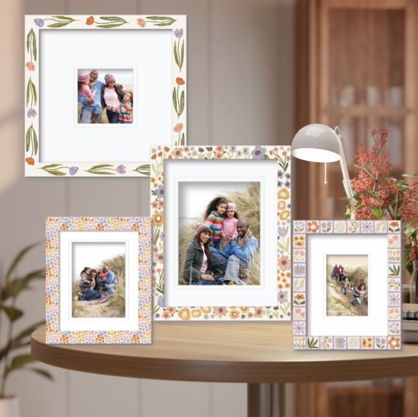 ColorBloom Moments™ Wildflowers Collection 4 Piece Set ~ 14x14", 13x16" & 10x12" Easel Back/Wall Frames - Image 3